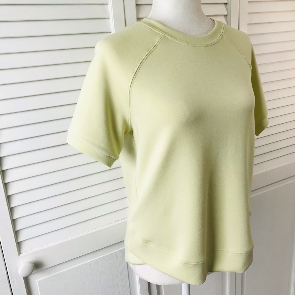 PHILOSOPHY Light Green Short Sleeve Sweater Size Small - Picture 3 of 10